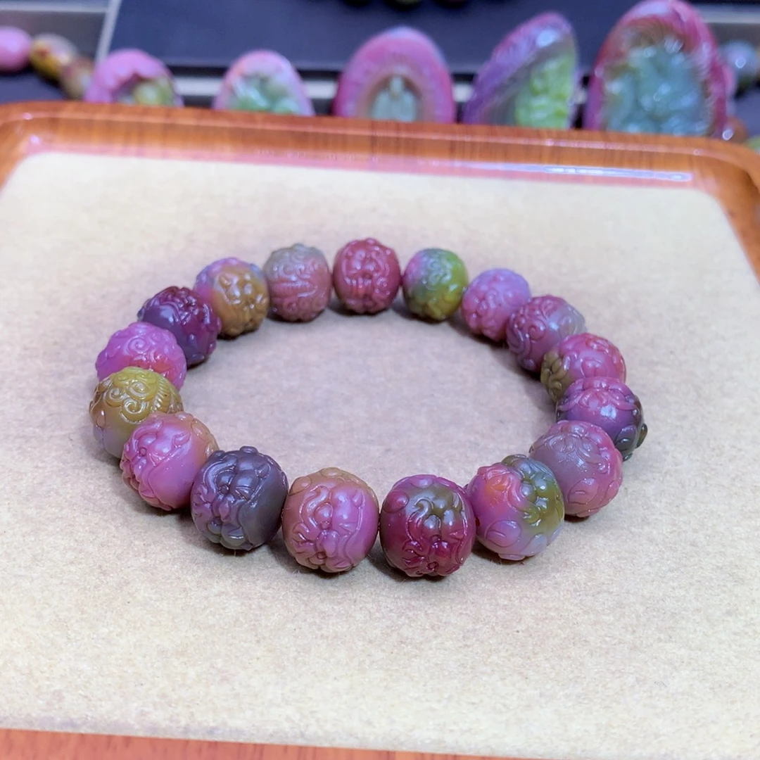 玛瑙未镶嵌手链盐源