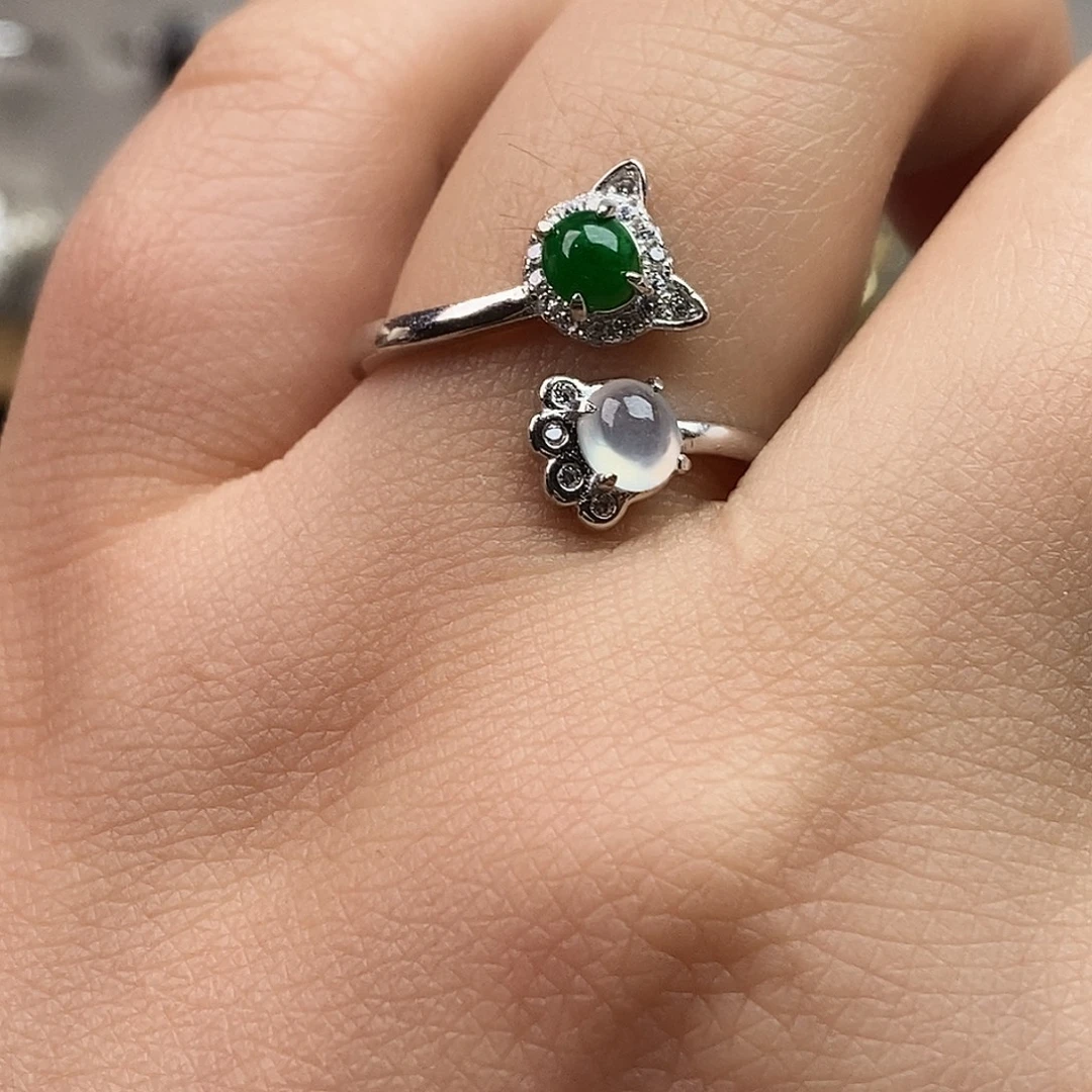 翡翠未镶嵌戒指翡翠