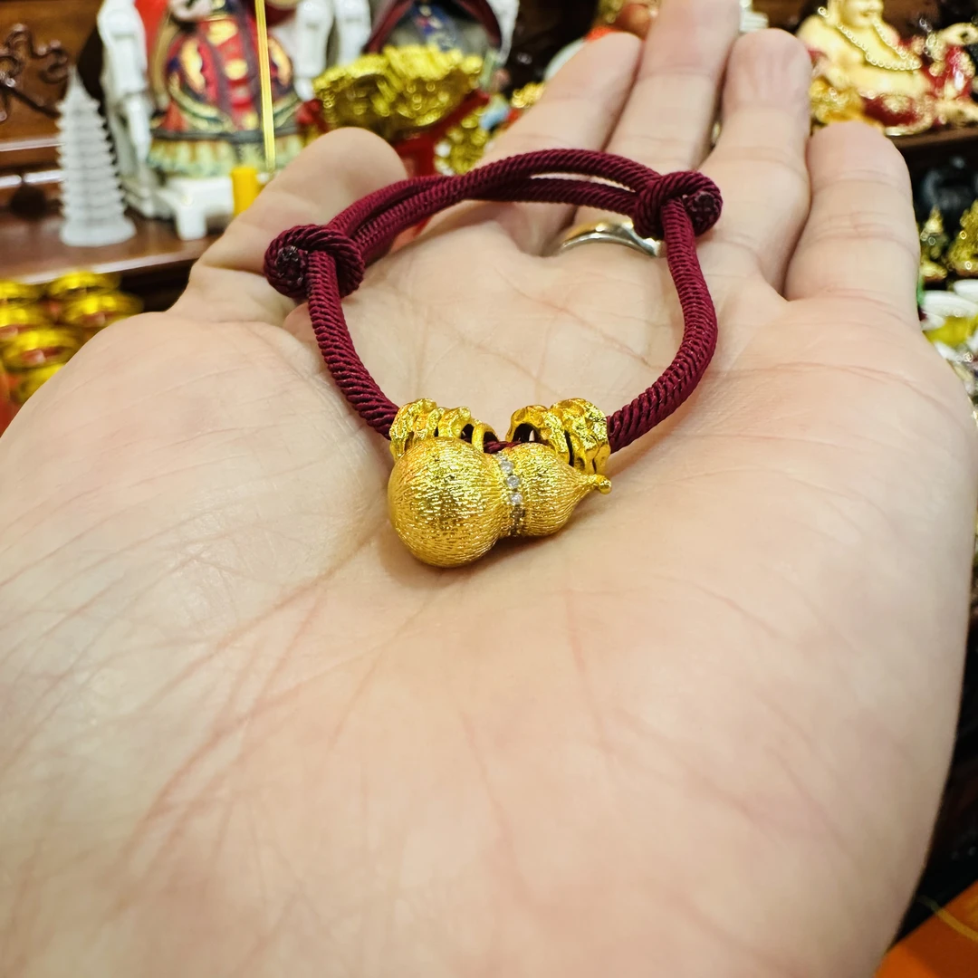 黄铜布艺手链 2025年福禄手工手链