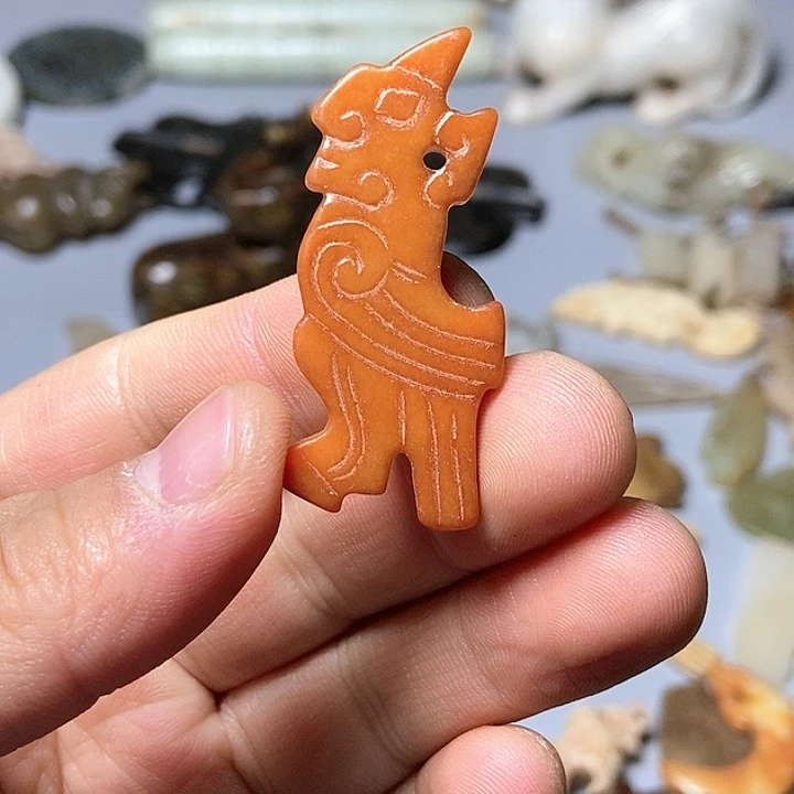 和田玉未镶嵌颈饰84