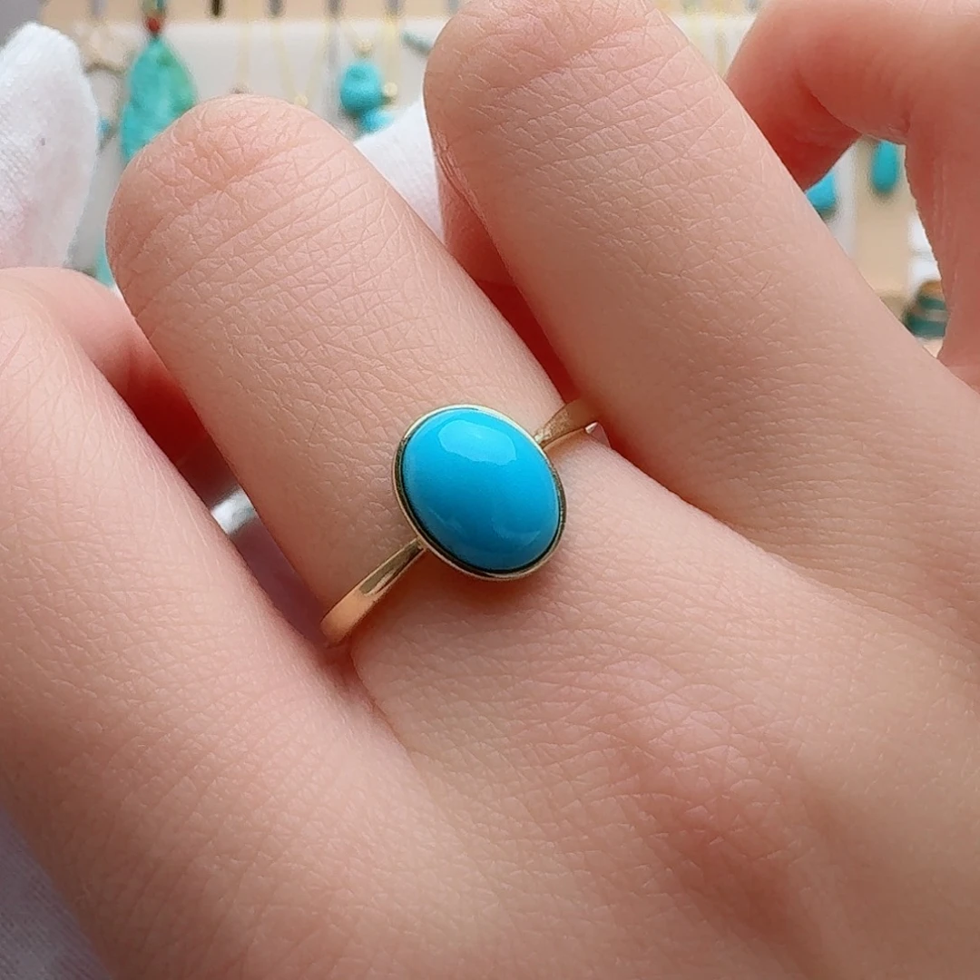 绿松石配饰18K金镶嵌