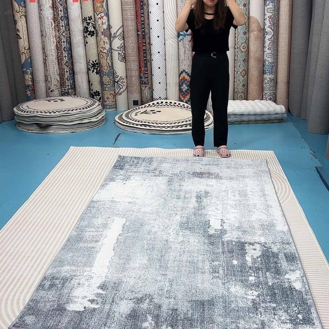 混纺137×242误差±1-3cm精编细砂仿羊绒棉布底微瑕