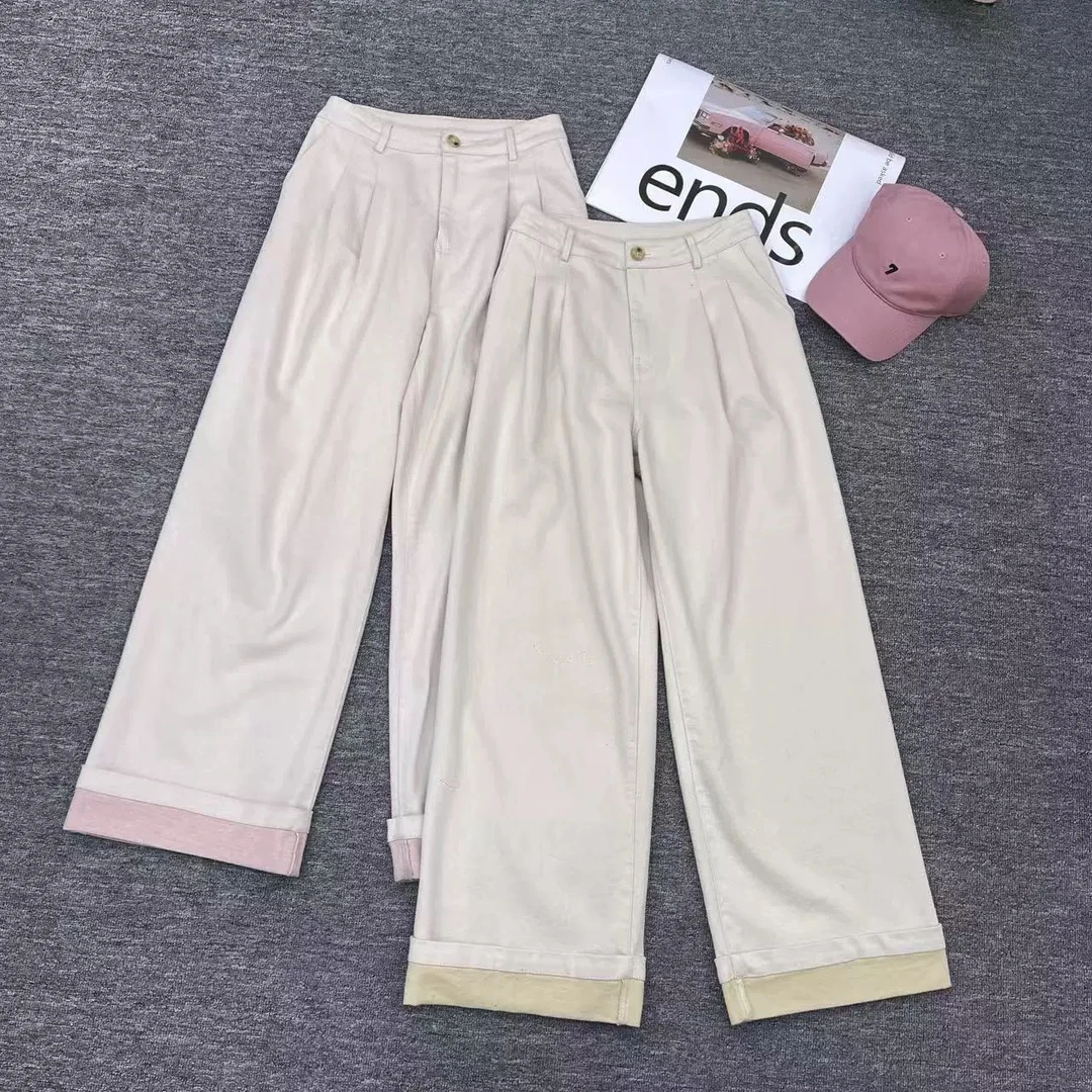 D31379南油爆款气质直筒修身休闲裤女