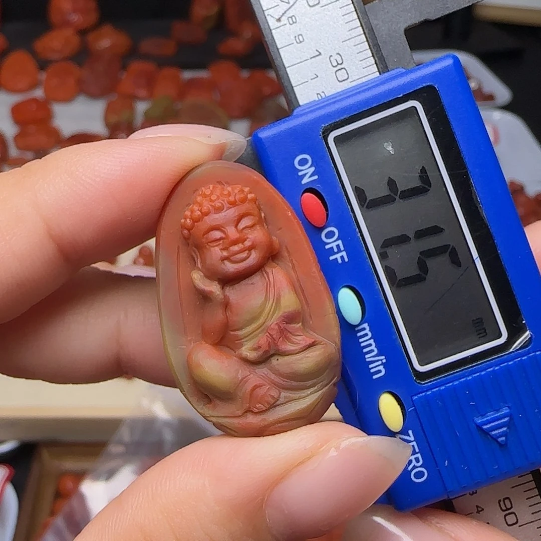 南红玛瑙未镶嵌吊坠(不含链)