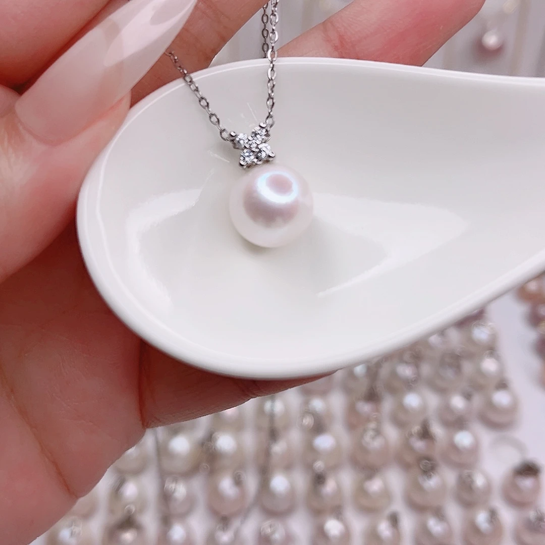 未镶嵌淡水珍珠吊坠(赠链)