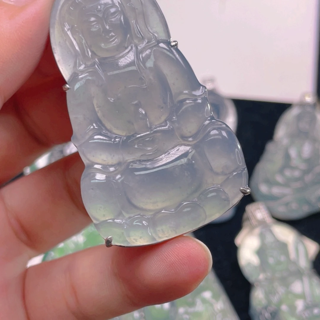 翡翠未镶嵌颈饰6，