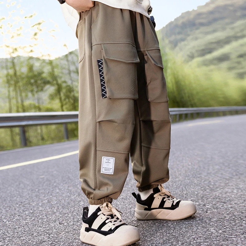 【断码清仓】中大童春秋季韩版宽松休闲裤儿童秋装洋气百搭长裤