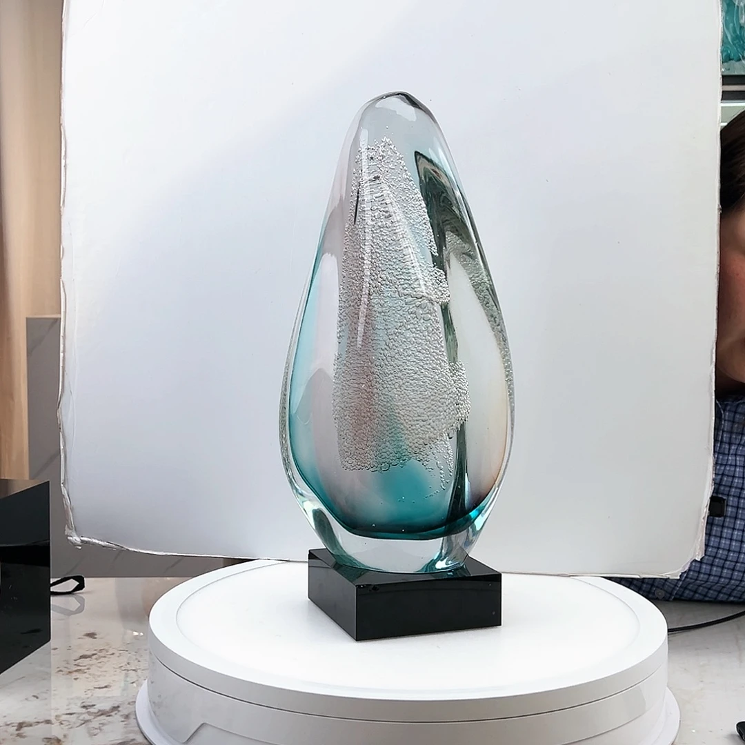 茶盏琉璃水晶月虹