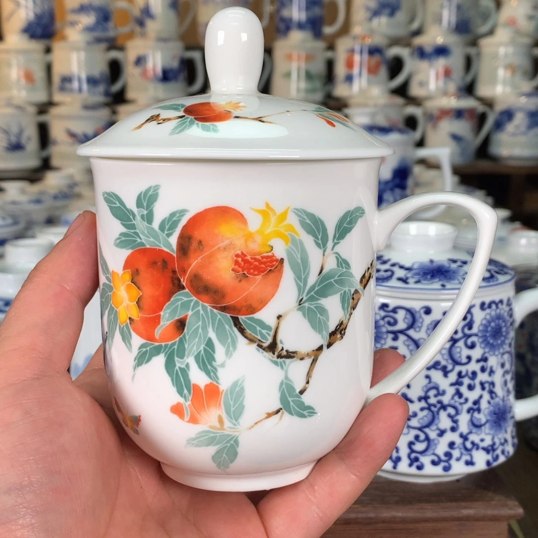 景德镇陶瓷高温办公杯