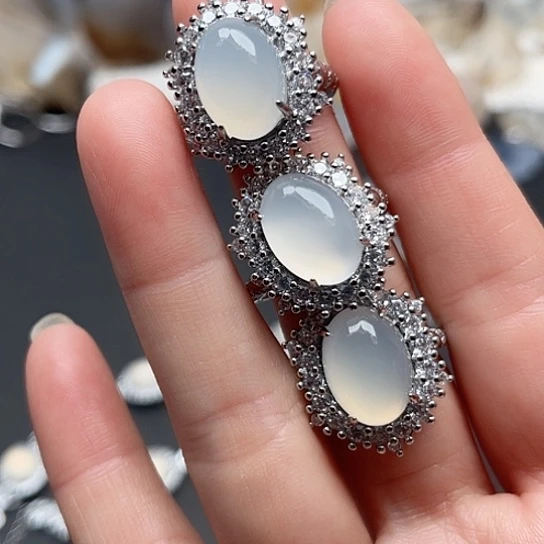 玛瑙/玉髓珠宝半成品未镶嵌红**石