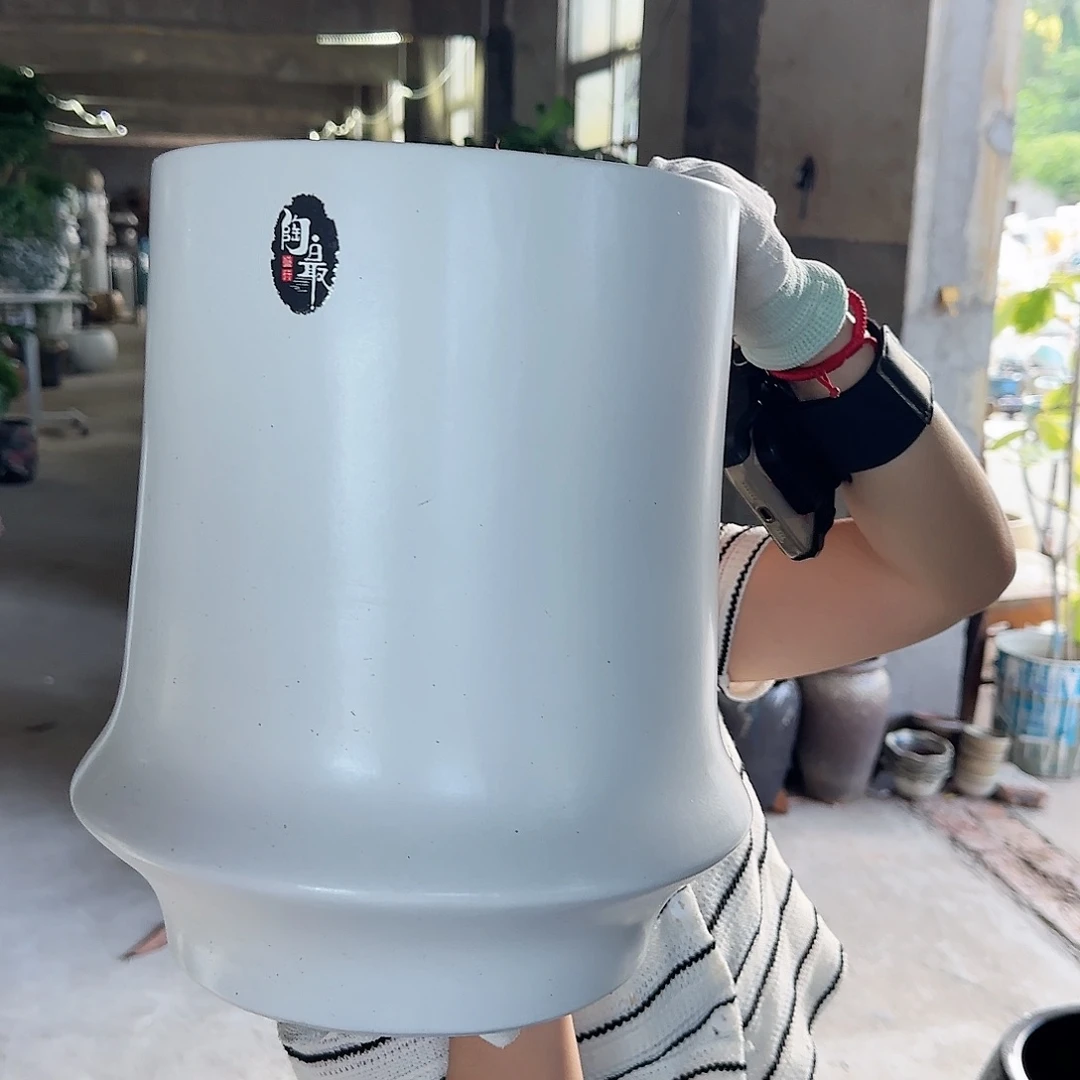 紫砂花盆王嫂花盆0922-127高33口23