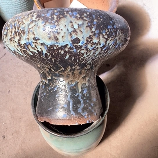 紫砂花盆口17高度17孤品