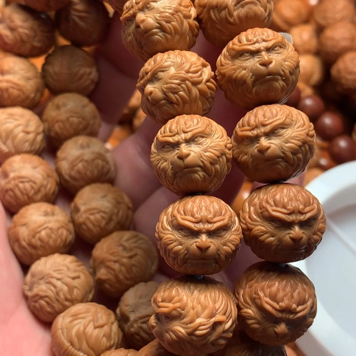 【闪购商品】猴头核桃手串紫***?悟空