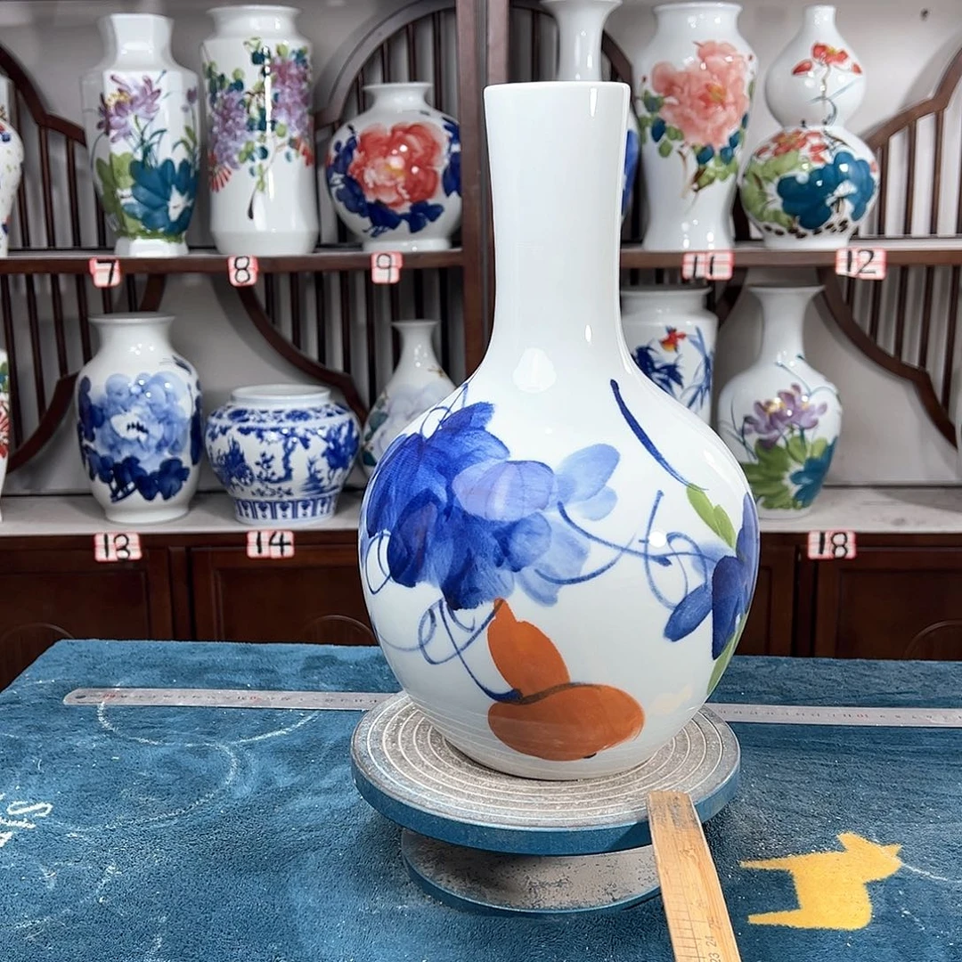 摆件景德镇陶瓷天葫