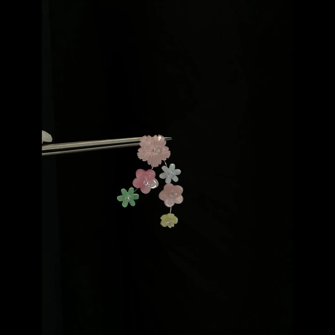 合金耳饰 百搭饰品欧若智性风气质可爱少女配饰古典中国风簪发