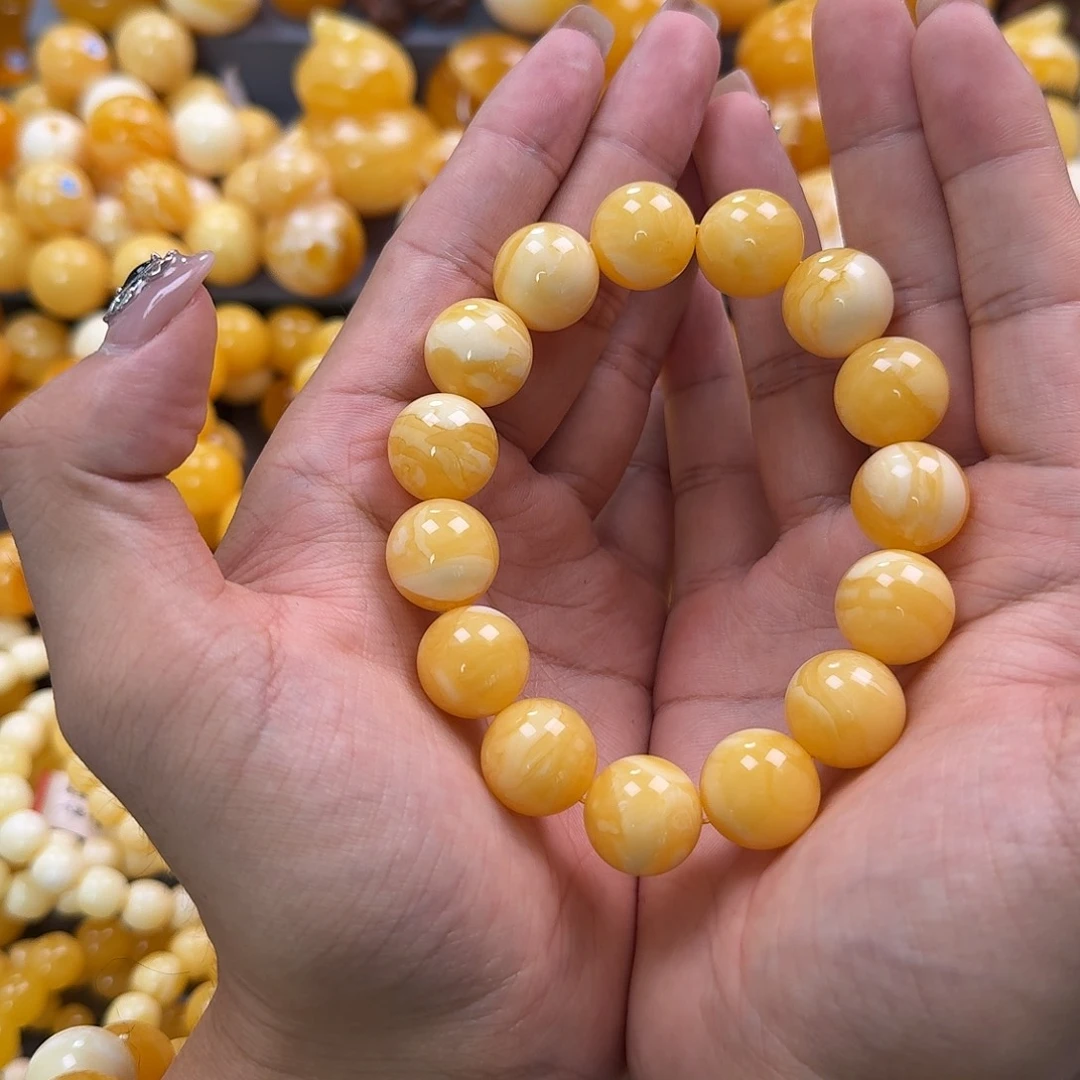 蜜蜡未镶嵌珠宝奇石同料16.5mm