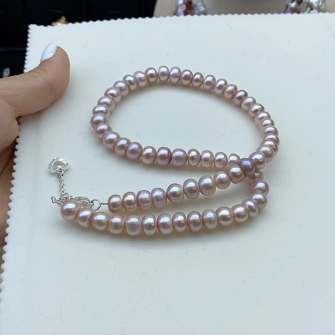 淡水珍珠发饰未镶嵌