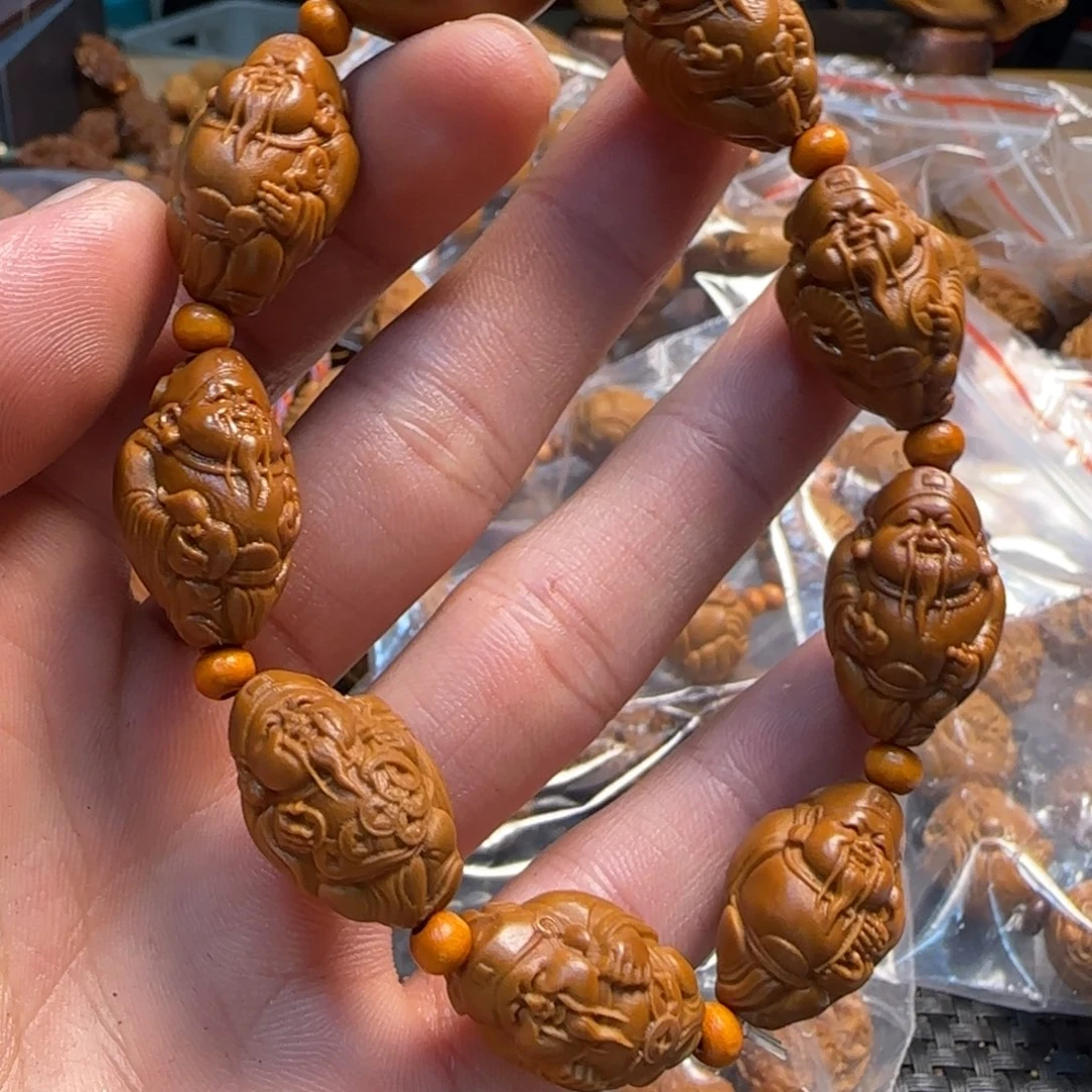 橄榄核手串/手链元甲财神