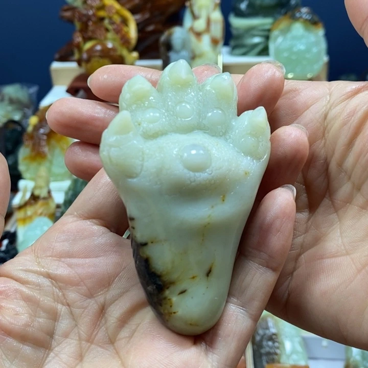 岫玉未镶嵌手把件