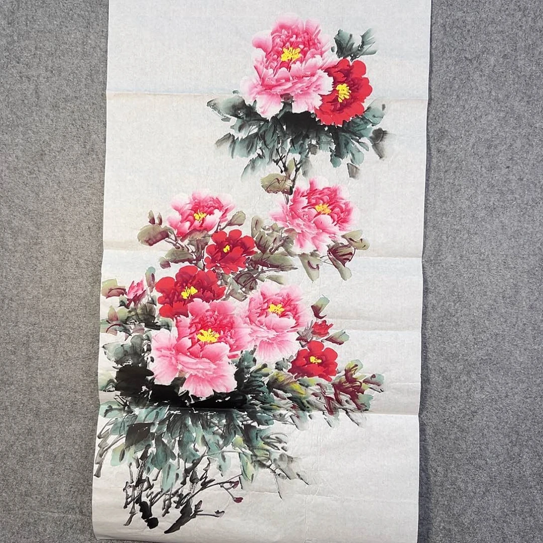 国画483 牡丹之花之香飘四时