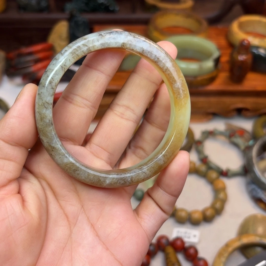 和田玉手链未镶嵌用****9