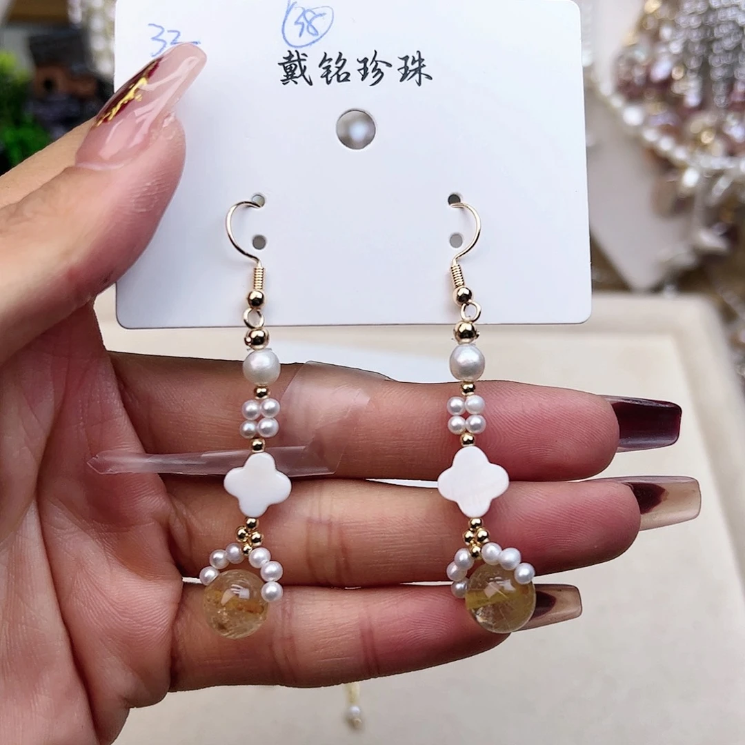 淡水珍珠颈饰银S925镶嵌