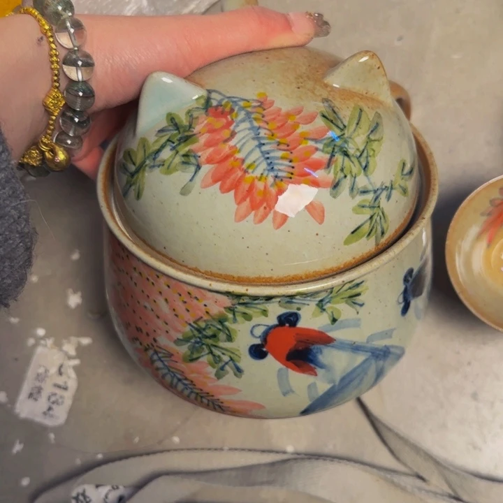 瓷片景德镇陶瓷手工手绘