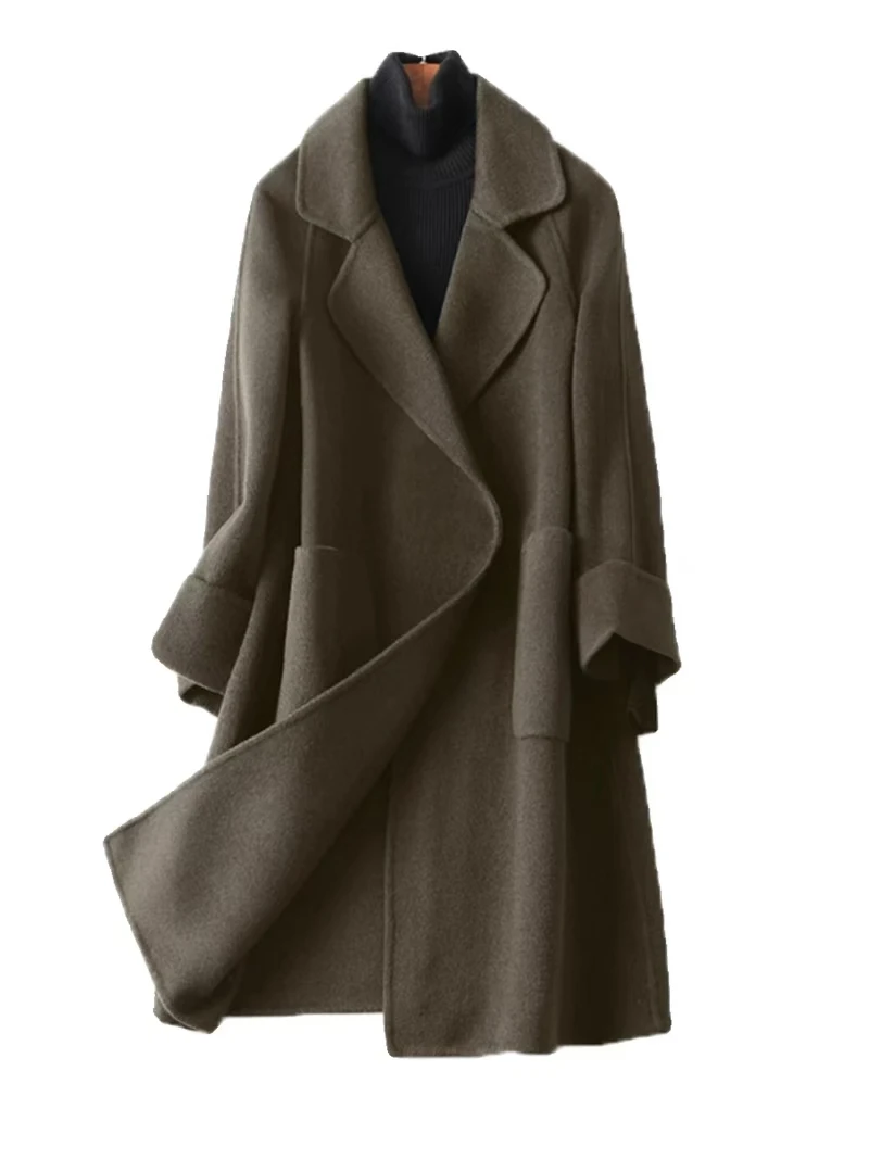 【现2101-3号  驼色大衣】--姐妹服装2店