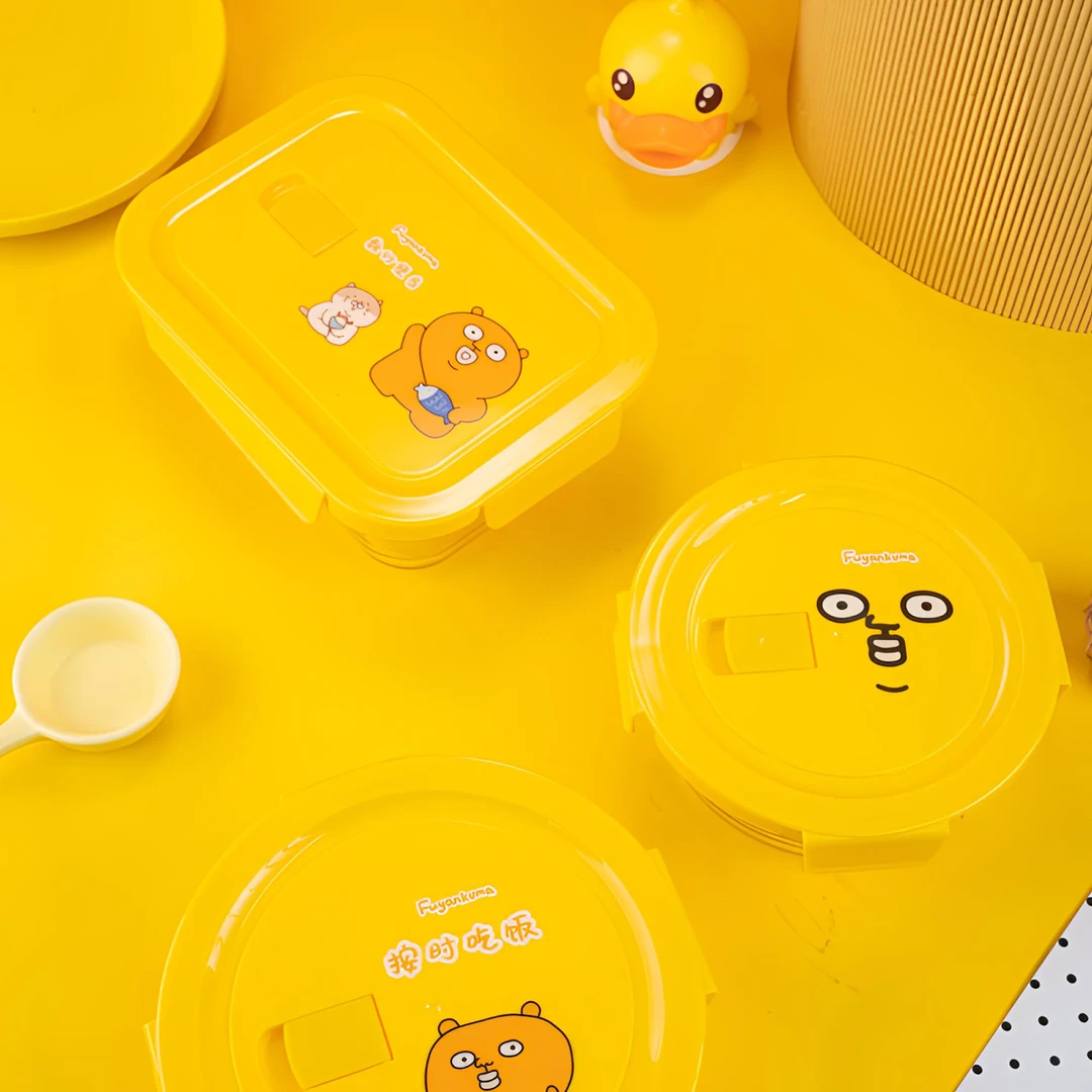 水菁新款耐热玻璃饭盒微波炉加热带盖上班族带饭餐盒玻璃蒸碗水果