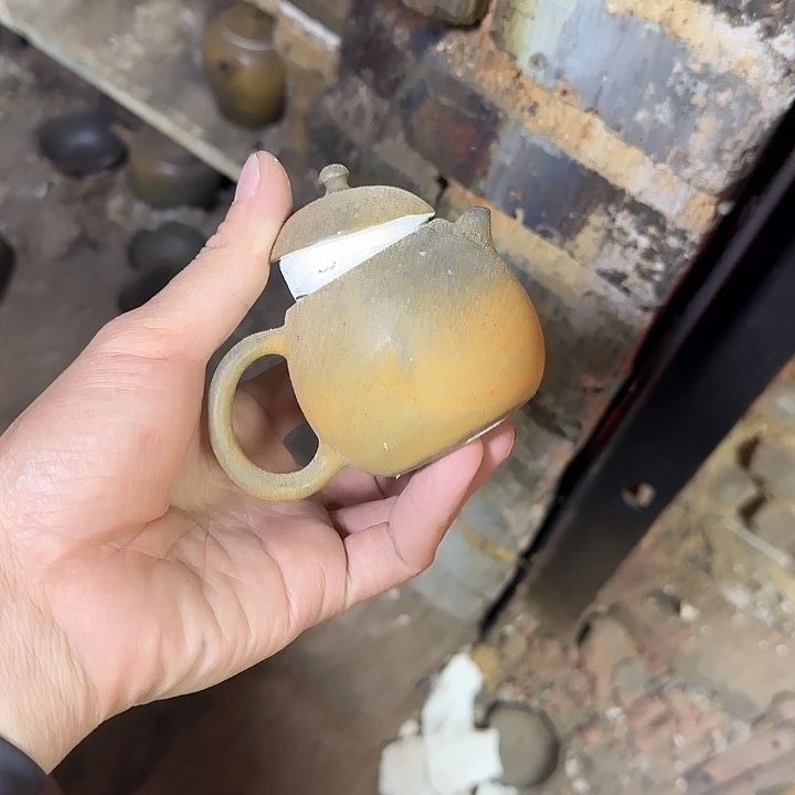 茶壶紫砂坭兴陶柴烧