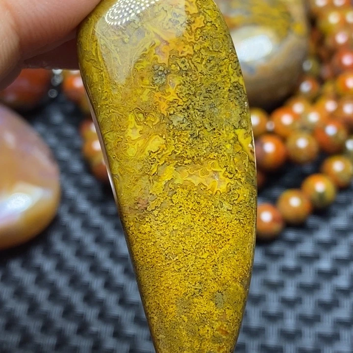 玛瑙/玉髓颈饰未镶嵌三***串