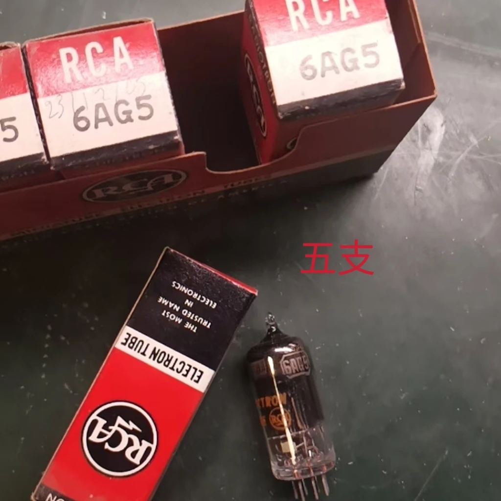 6AG5全新原装早期（三字标五支）RCA卤坞灯