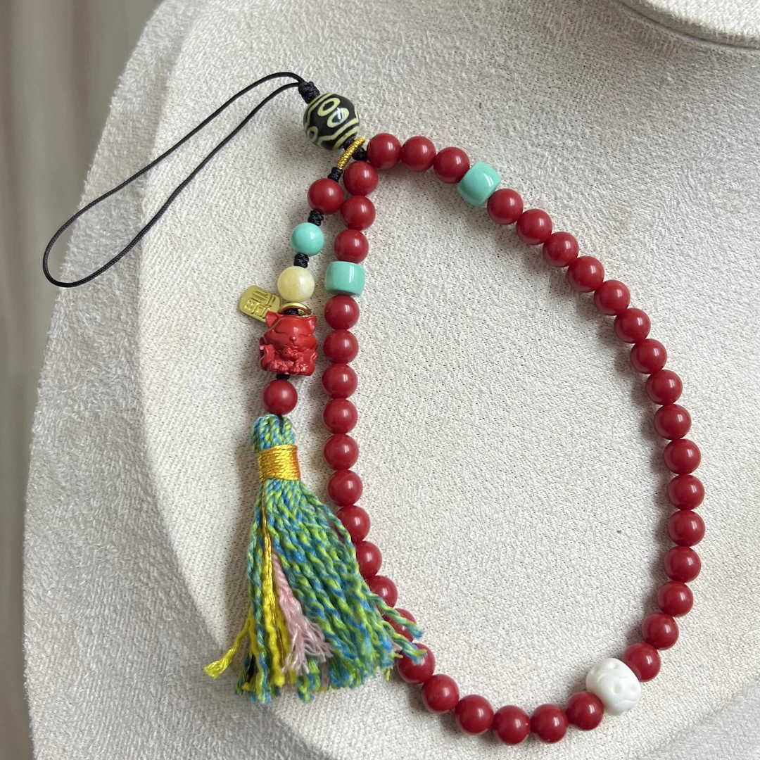 【红珊甄选】6m圆珠手工挂饰A687