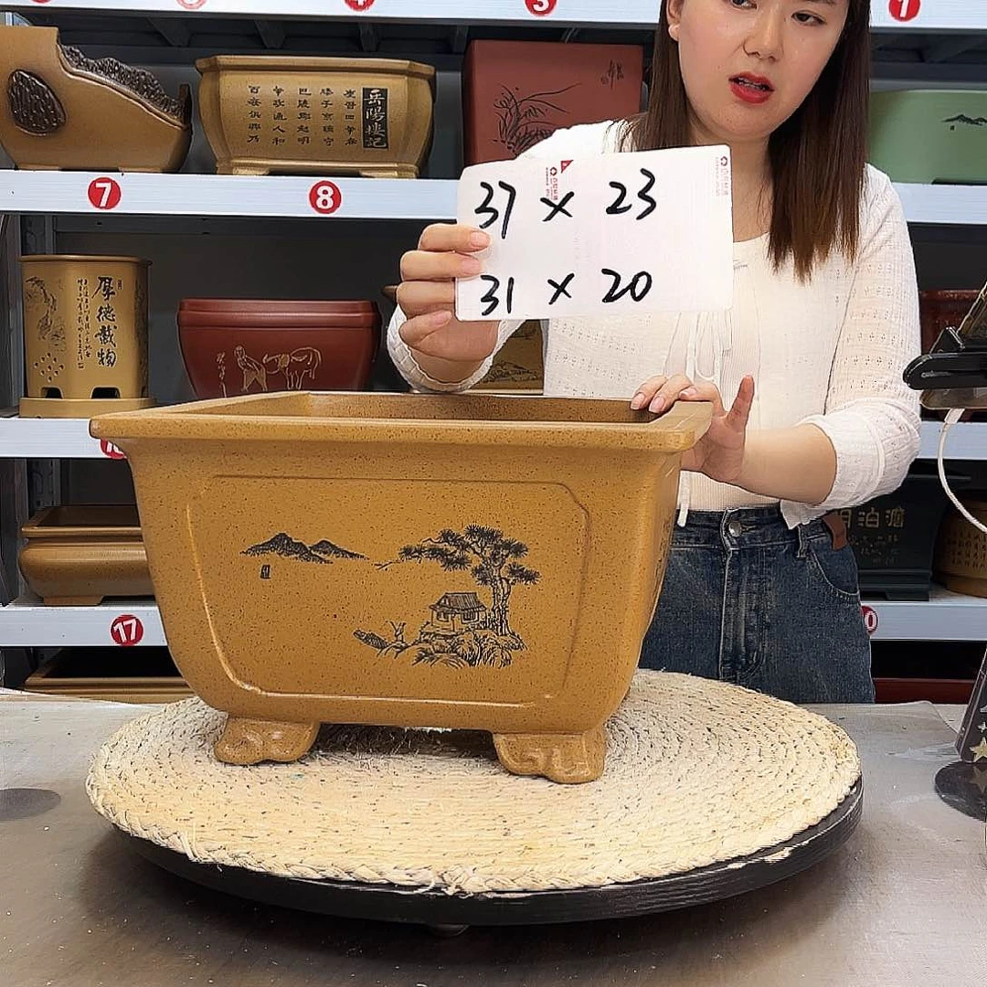 紫砂花盆紫砂花盆