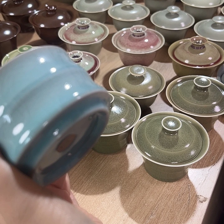 杯子原产地原矿釉汝瓷微瑕