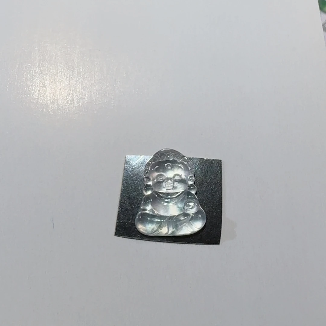 翡翠未镶嵌颈饰宝宝佛