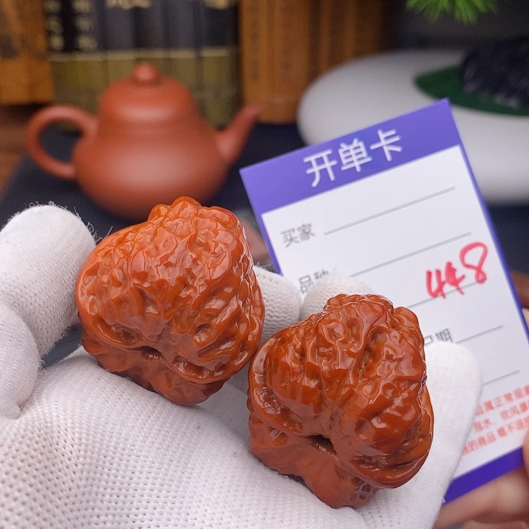 文玩核桃把件35蛤蟆头448