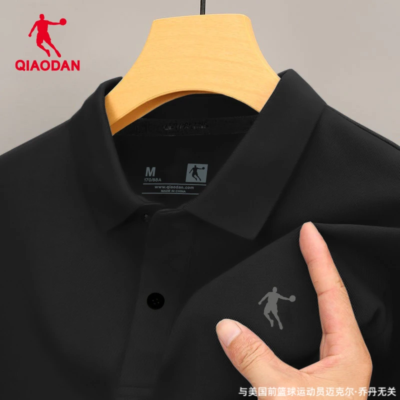 乔丹短袖男透气速干polo衫运动2025夏季半袖薄款商务翻领大码潮流