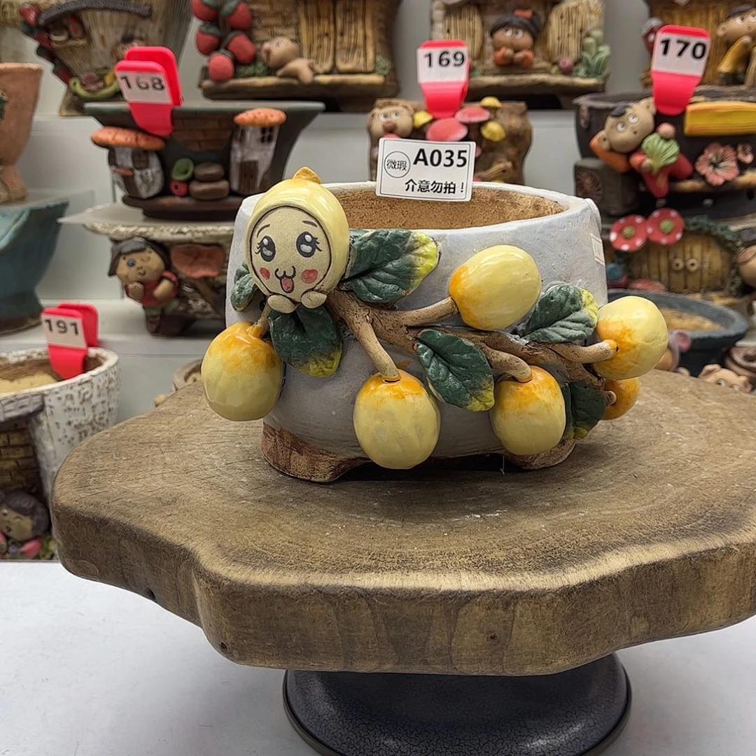 花盆035白狐瑕疵福利