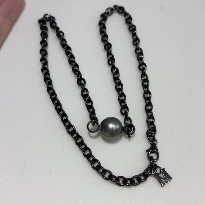 海水珍珠颈饰银S925镶嵌