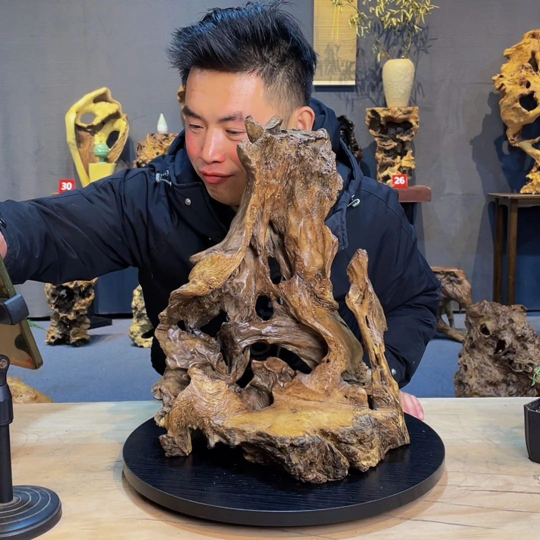 木青*木语根艺摆件2222