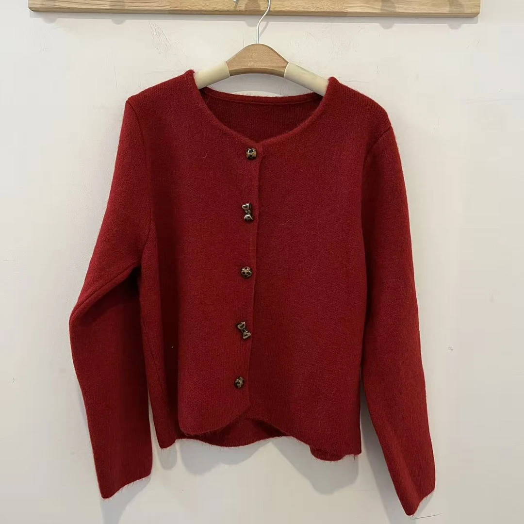 【花花花】豹结开衫