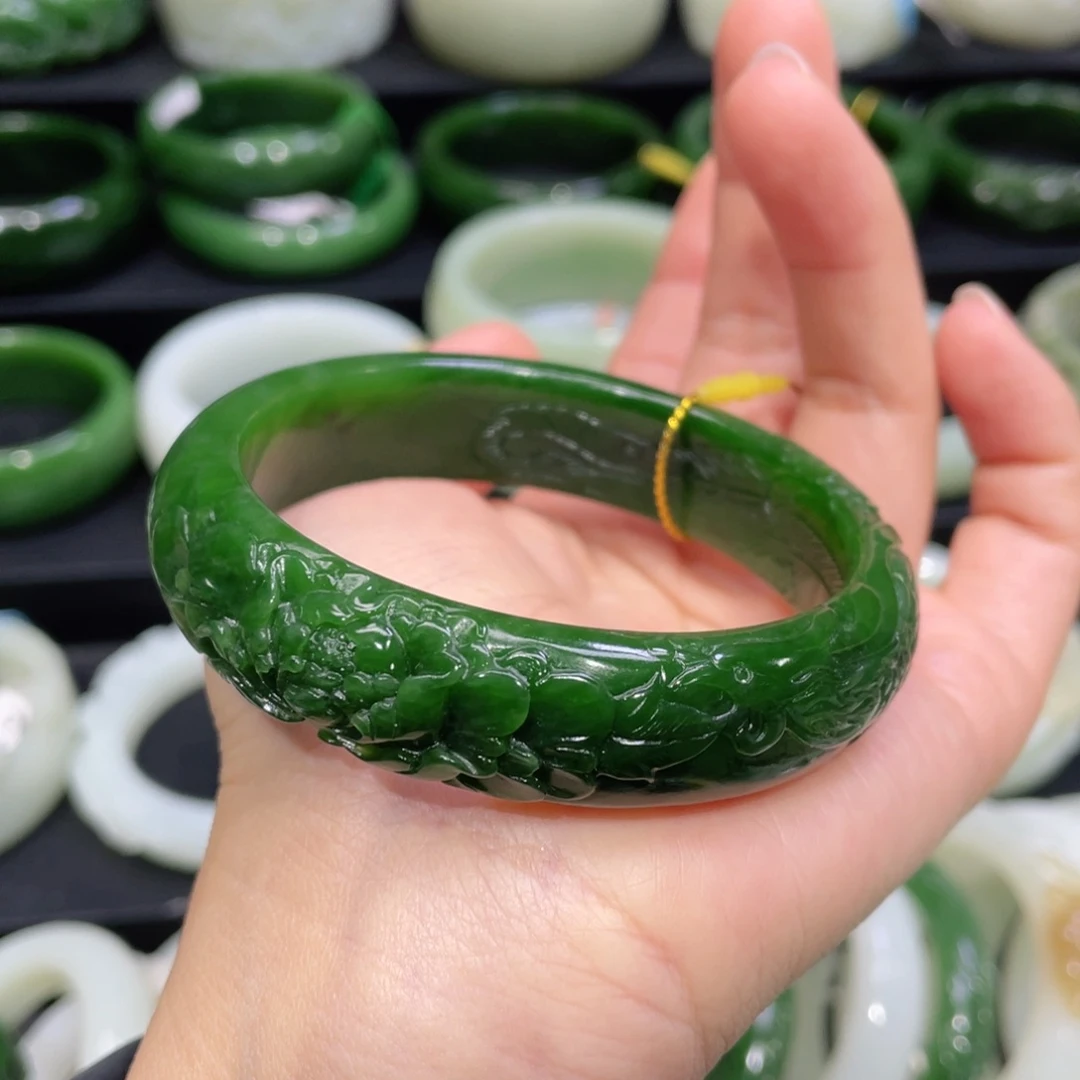 未镶嵌手镯和田玉宝*39