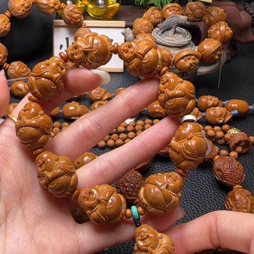 【闪购商品】橄榄核手串一心向佛