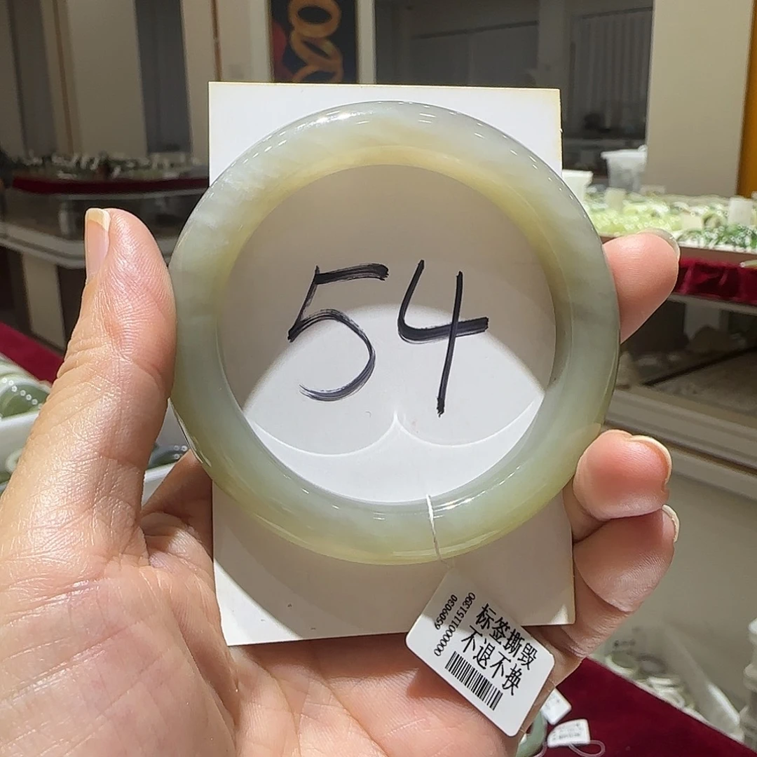 和田玉未镶嵌手镯566