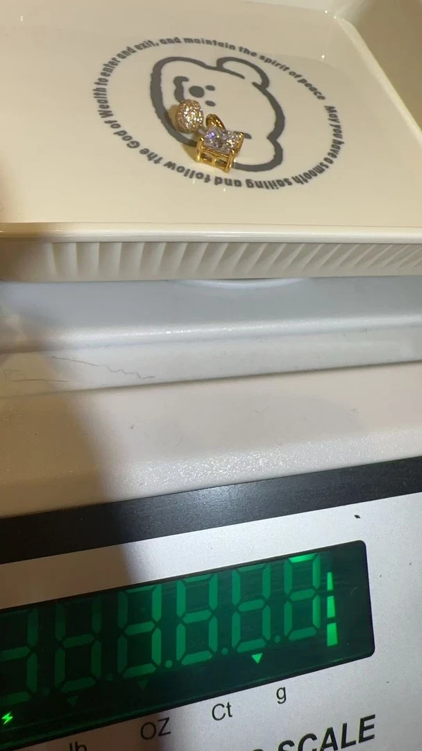 足金精品工艺吊坠