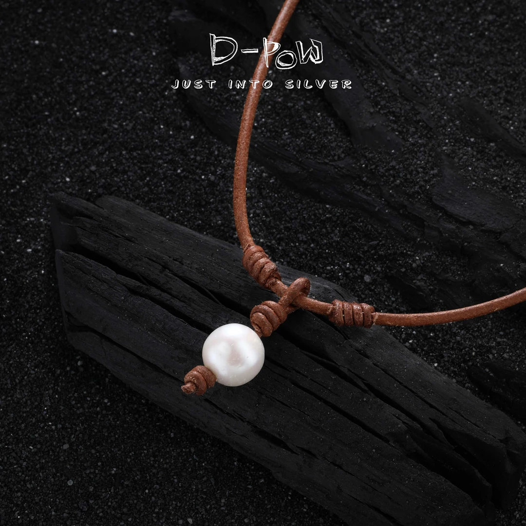 灯小炮 非金属皮质项链 【月下】项链（圆珠）（8566）