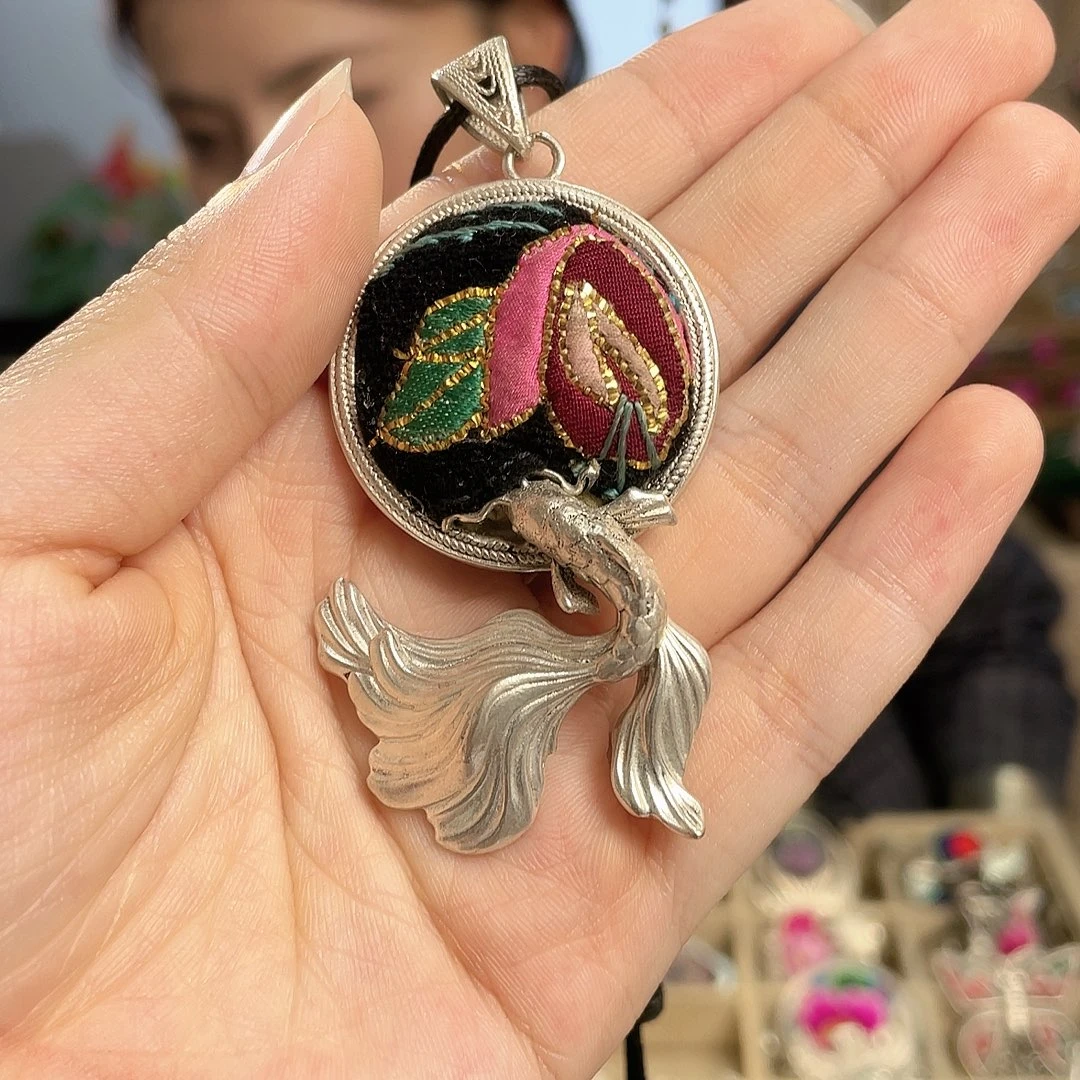 锆石纯铜合金项链