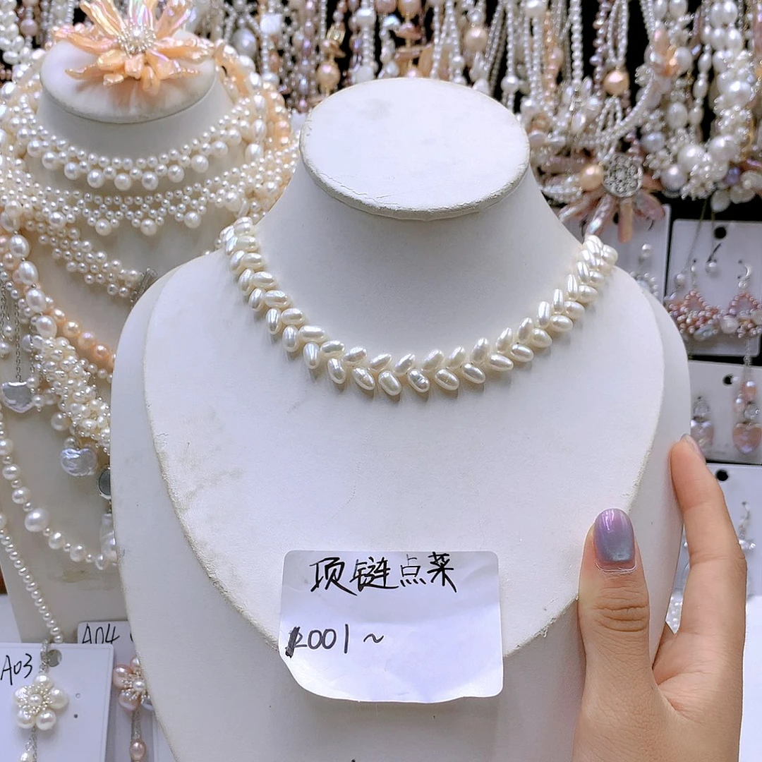 银S925镶嵌耳饰淡水珍珠
