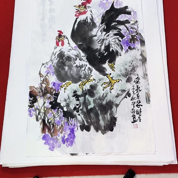 国画张圣敏先生纯手绘作品